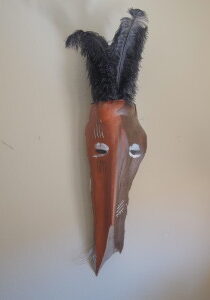 Large rust and brown